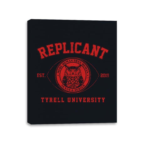 Tyrell University - Canvas Wraps Canvas Wraps RIPT Apparel 11x14 / Black