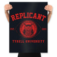 Tyrell University - Prints Posters RIPT Apparel 18x24 / Black