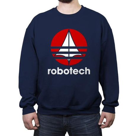 U.N. Spacy Athletics - Crew Neck Sweatshirt Crew Neck Sweatshirt RIPT Apparel Small / Navy