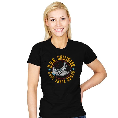 U.S.S.Callister - Womens T-Shirts RIPT Apparel Small / Black