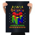 Ugly 64 - Ugly Holiday - Prints Posters RIPT Apparel 18x24 / Black