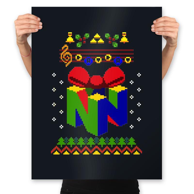 Ugly 64 - Ugly Holiday - Prints Posters RIPT Apparel 18x24 / Black