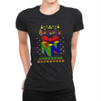 Ugly 64 - Ugly Holiday - Womens Premium T-Shirts RIPT Apparel Small / Black