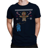 Ugly Cookie! - Ugly Holiday - Mens Premium T-Shirts RIPT Apparel Small / Midnight Navy
