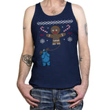 Ugly Cookie! - Ugly Holiday - Tanktop Tanktop RIPT Apparel X-Small / Navy