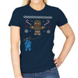 Ugly Cookie! - Ugly Holiday - Womens T-Shirts RIPT Apparel Small / Navy