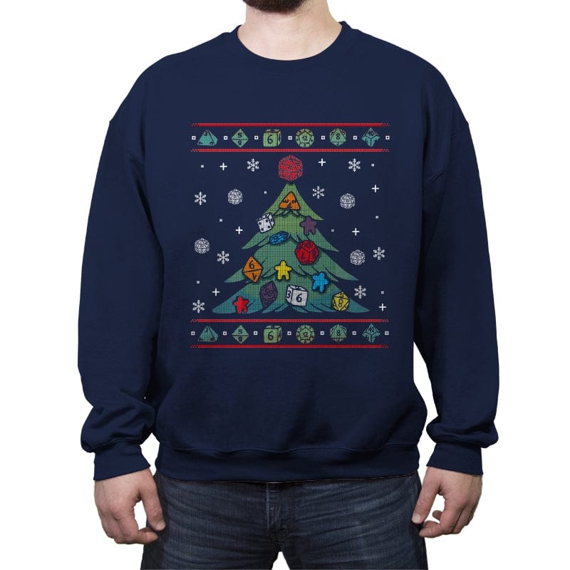 Ugly Rpg Christmas - Crew Neck Sweatshirt Crew Neck Sweatshirt RIPT Apparel Small / Navy