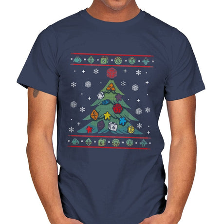 Ugly Rpg Christmas - Mens T-Shirts RIPT Apparel Small / Navy