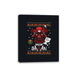 Ugly Satan - Ugly Holiday - Canvas Wraps Canvas Wraps RIPT Apparel 8x10 / Black