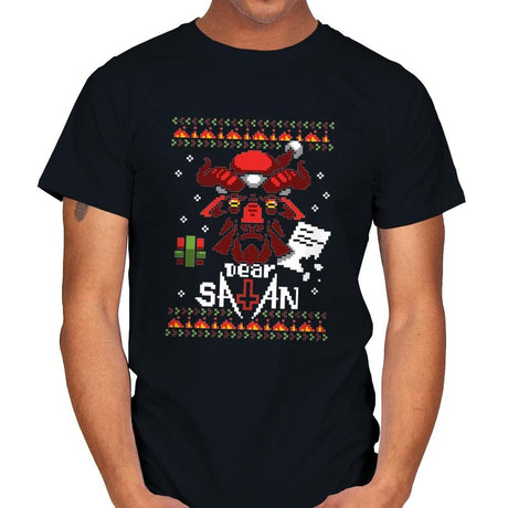 Ugly Satan - Ugly Holiday - Mens T-Shirts RIPT Apparel Small / Black