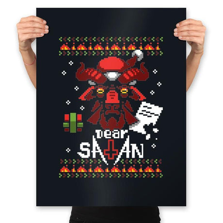 Ugly Satan - Ugly Holiday - Prints Posters RIPT Apparel 18x24 / Black