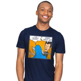 Uhhhh, Shut up! - Mens T-Shirts RIPT Apparel Small / Navy
