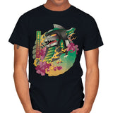 Ukiyo-e Dragonzord - Mens T-Shirts RIPT Apparel Small / Black