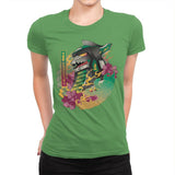 Ukiyo-e Dragonzord - Womens Premium T-Shirts RIPT Apparel Small / Kelly