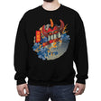 Ukiyo-e Megazord - Crew Neck Sweatshirt Crew Neck Sweatshirt RIPT Apparel Small / Black
