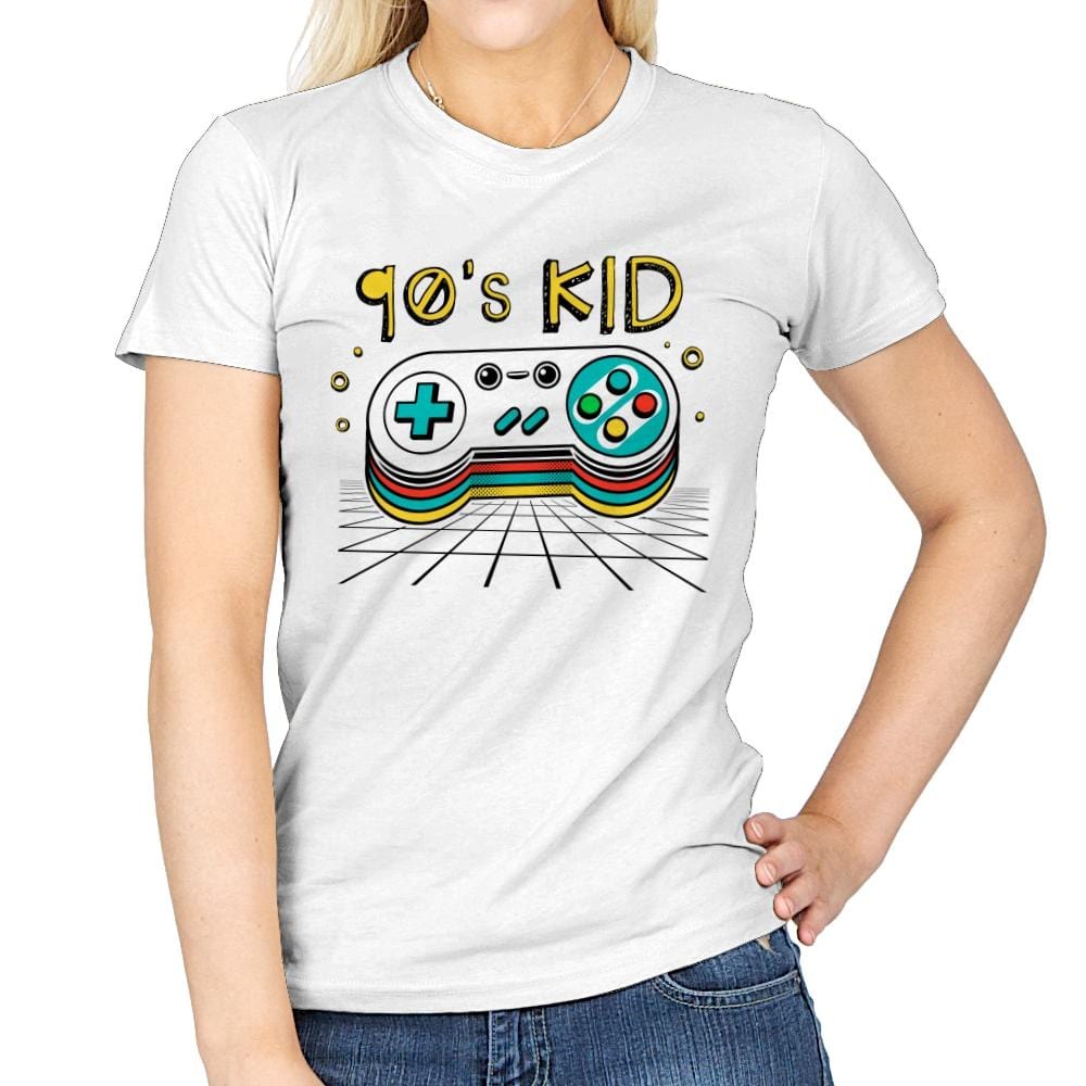 Ultimate 90's Kid - Womens T-Shirts RIPT Apparel Small / White
