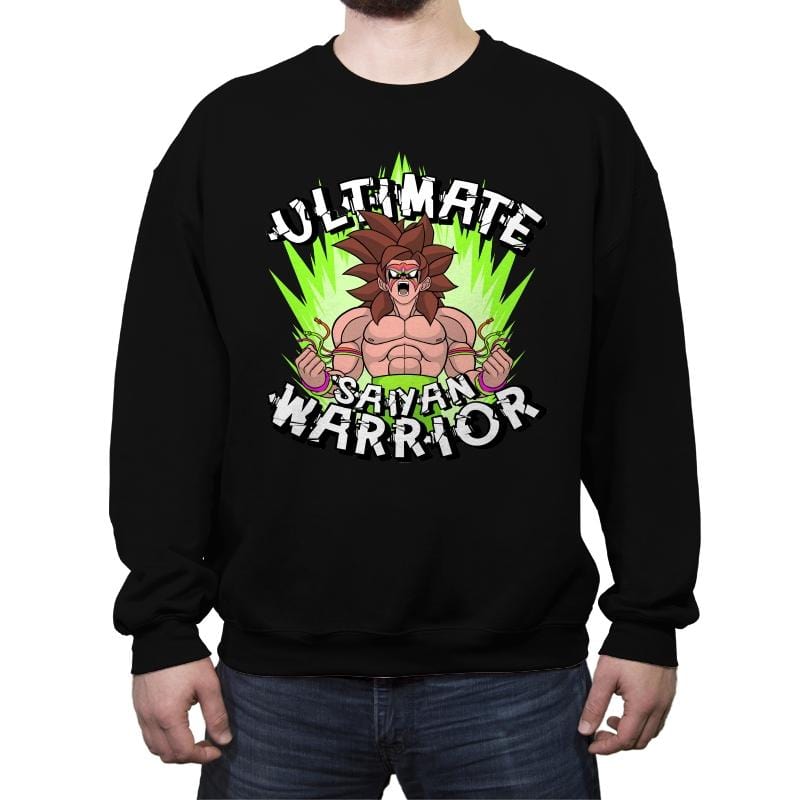 Ultimate Saiyan Warrior - Crew Neck Sweatshirt Crew Neck Sweatshirt RIPT Apparel Small / Black