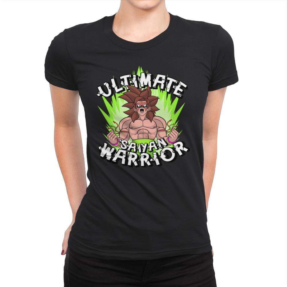 Ultimate Saiyan Warrior - Womens Premium T-Shirts RIPT Apparel Small / Black