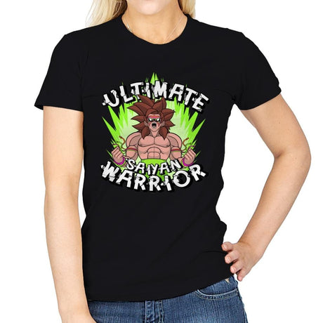 Ultimate Saiyan Warrior - Womens T-Shirts RIPT Apparel Small / Black