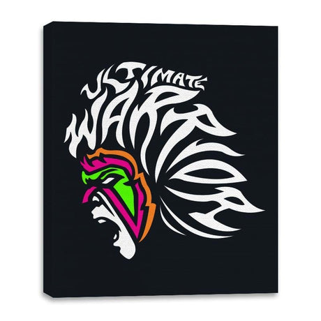Ultimate Warrior - Canvas Wraps Canvas Wraps RIPT Apparel 16x20 / Black