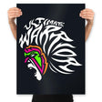 Ultimate Warrior - Prints Posters RIPT Apparel 18x24 / Black