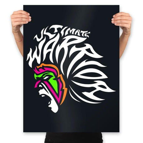 Ultimate Warrior - Prints Posters RIPT Apparel 18x24 / Black