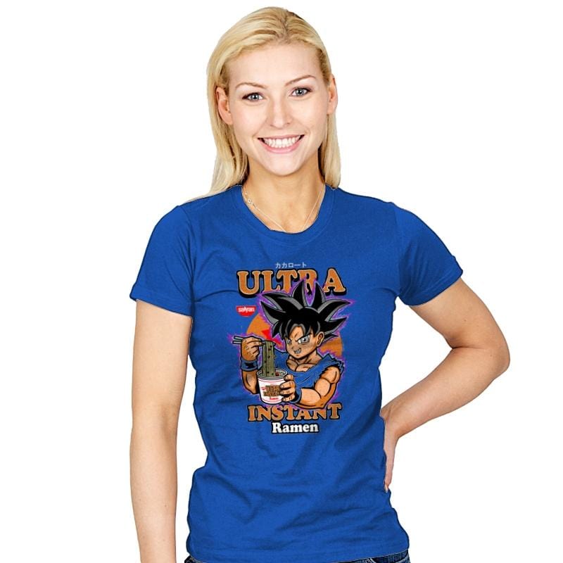 Ultra Instant Ramen  - Womens T-Shirts RIPT Apparel Small / Royal