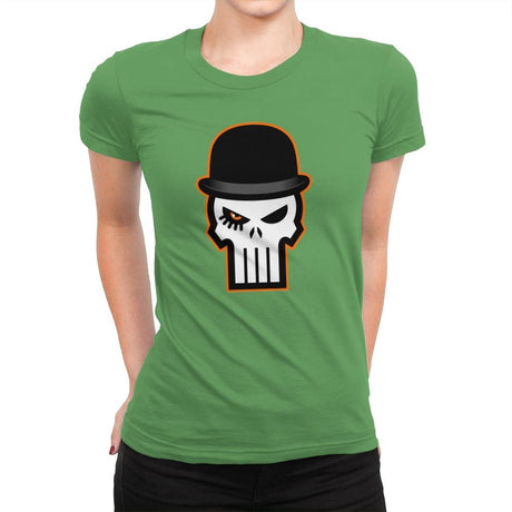 Ultra Violent Punisher - Womens Premium T-Shirts RIPT Apparel Small / Kelly Green