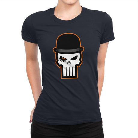 Ultra Violent Punisher - Womens Premium T-Shirts RIPT Apparel Small / Midnight Navy