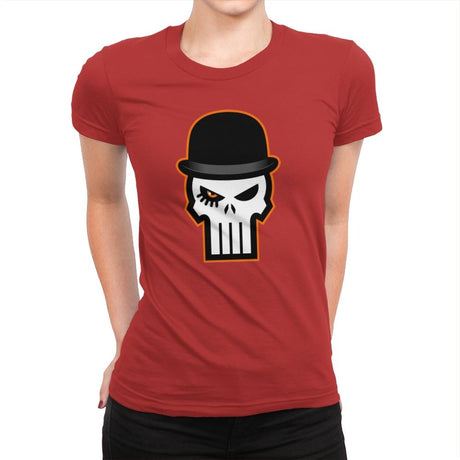 Ultra Violent Punisher - Womens Premium T-Shirts RIPT Apparel Small / Red