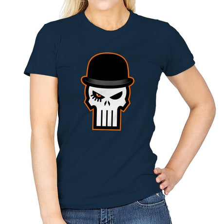 Ultra Violent Punisher - Womens T-Shirts RIPT Apparel Small / Navy