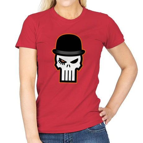 Ultra Violent Punisher - Womens T-Shirts RIPT Apparel Small / Red