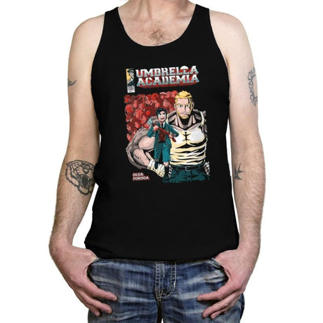 Umbrella Academia - Tanktop Tanktop RIPT Apparel X-Small / Black