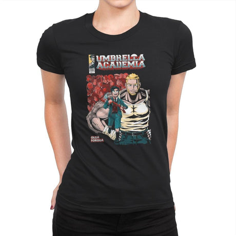Umbrella Academia - Womens Premium T-Shirts RIPT Apparel Small / Black