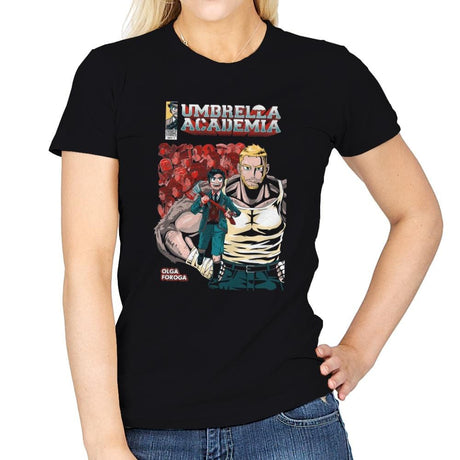 Umbrella Academia - Womens T-Shirts RIPT Apparel Small / Black