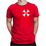 Umbrella Love Exclusive - Dead Pixels - Mens Premium T-Shirts RIPT Apparel Small / Red