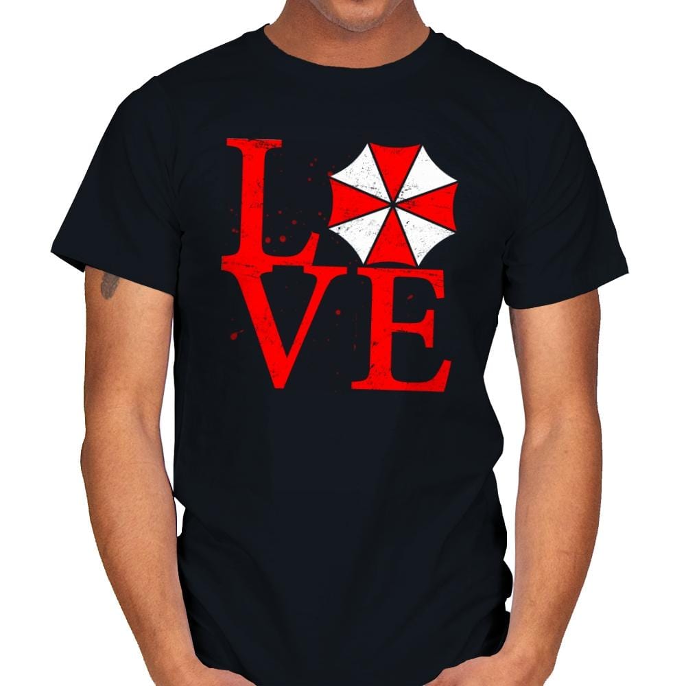Umbrella Love Exclusive - Dead Pixels - Mens T-Shirts RIPT Apparel Small / Black