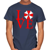 Umbrella Love Exclusive - Dead Pixels - Mens T-Shirts RIPT Apparel Small / Navy