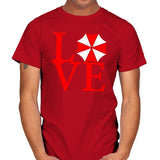 Umbrella Love Exclusive - Dead Pixels - Mens T-Shirts RIPT Apparel Small / Red
