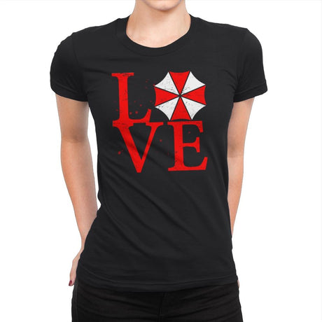 Umbrella Love Exclusive - Dead Pixels - Womens Premium T-Shirts RIPT Apparel Small / Black