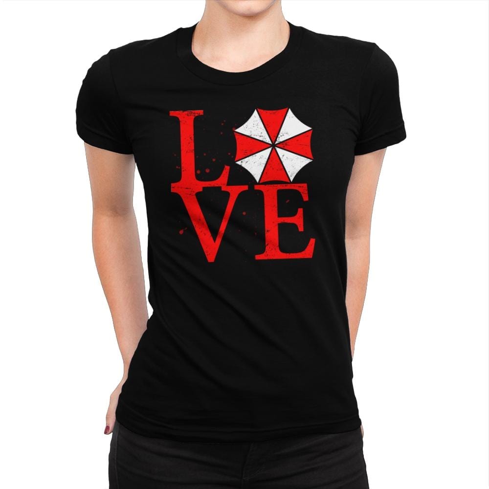 Umbrella Love Exclusive - Dead Pixels - Womens Premium T-Shirts RIPT Apparel Small / Indigo