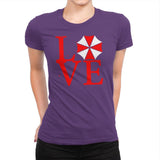 Umbrella Love Exclusive - Dead Pixels - Womens Premium T-Shirts RIPT Apparel Small / Purple Rush