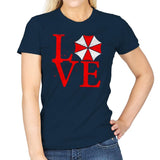 Umbrella Love Exclusive - Dead Pixels - Womens T-Shirts RIPT Apparel Small / Navy