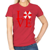 Umbrella Love Exclusive - Dead Pixels - Womens T-Shirts RIPT Apparel Small / Red