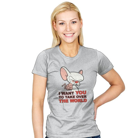 Uncle Brain - Womens T-Shirts RIPT Apparel Small / Silver