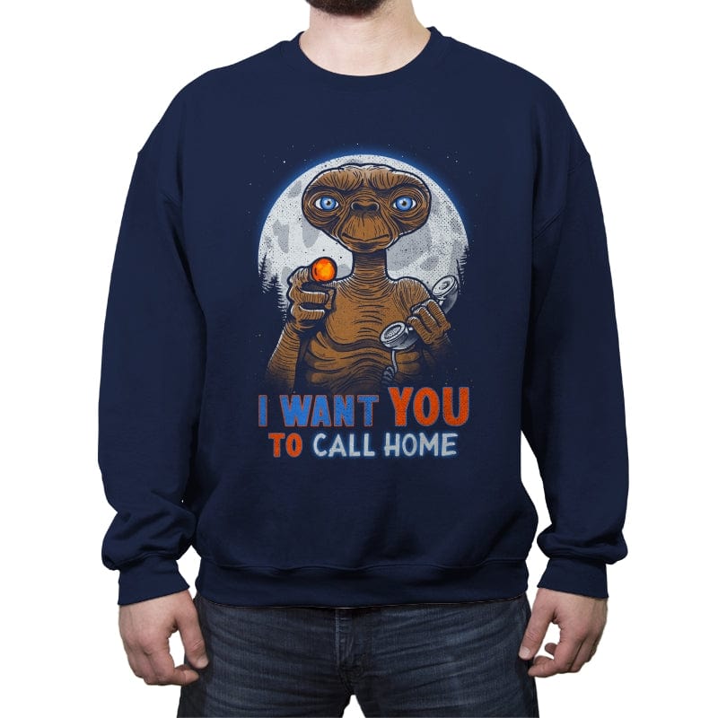 Uncle ET - Crew Neck Sweatshirt Crew Neck Sweatshirt RIPT Apparel Small / Navy
