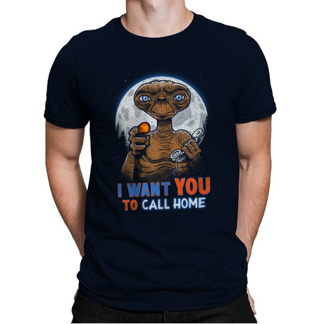 Uncle ET - Mens Premium T-Shirts RIPT Apparel Small / Midnight Navy