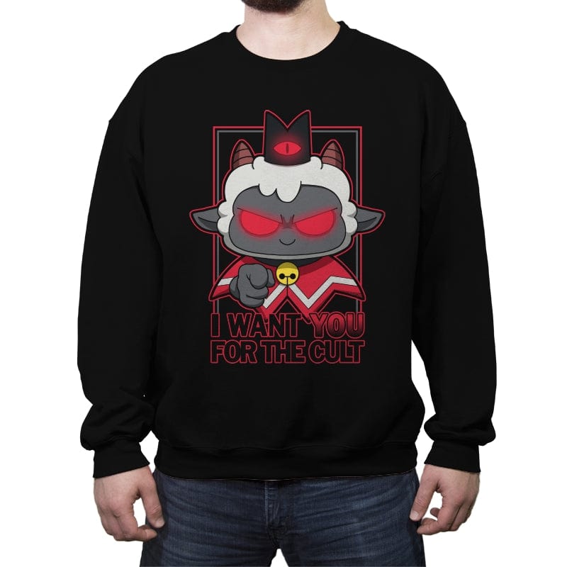 Uncle Lamb - Crew Neck Sweatshirt Crew Neck Sweatshirt RIPT Apparel Small / Black