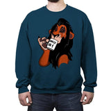 Uncle Number 1 - Raffitees - Crew Neck Sweatshirt Crew Neck Sweatshirt RIPT Apparel Small / Indigo Blue