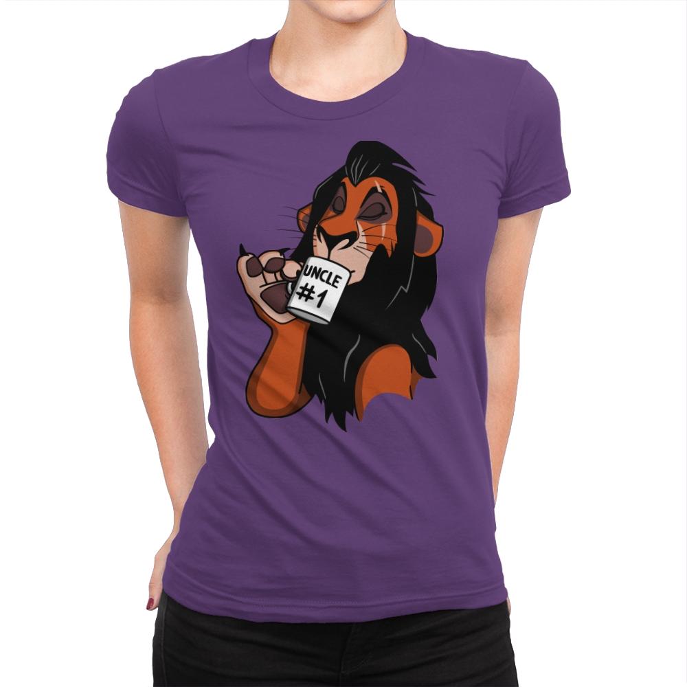 Uncle Number 1 - Raffitees - Womens Premium T-Shirts RIPT Apparel Small / Purple Rush